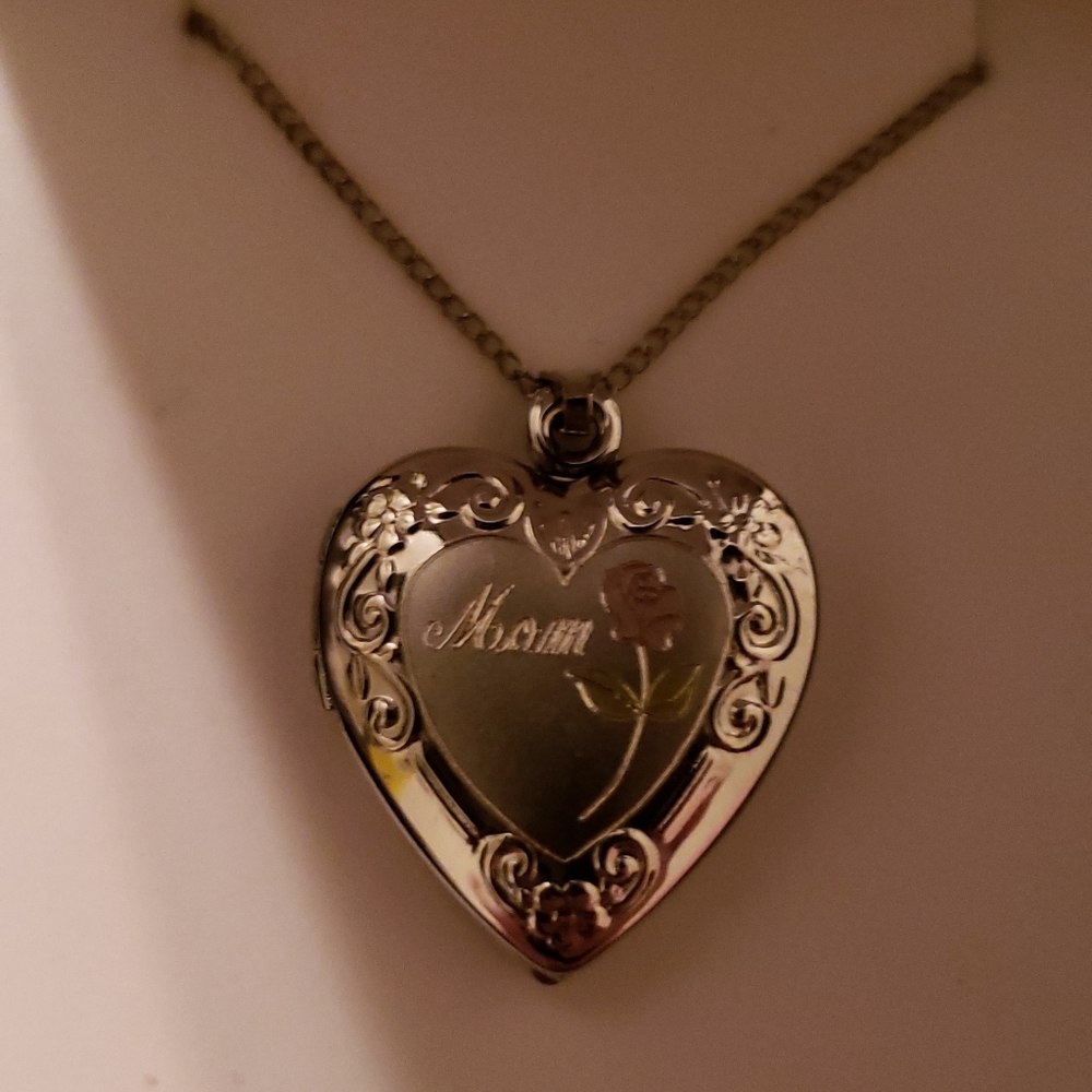 Silver locket for Mom